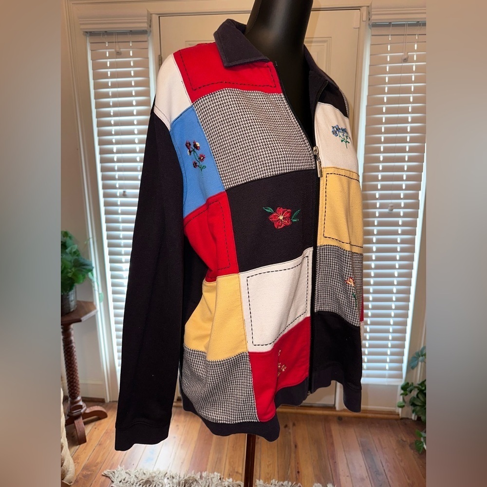 Vintage patchwork, jacket size extra large - image 2